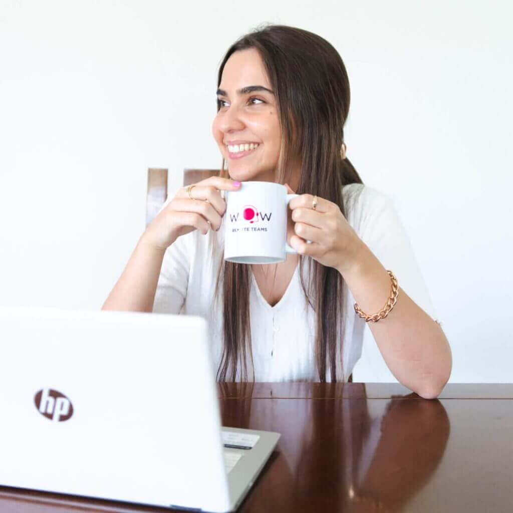 a graphic designer from Wow working in Latin America