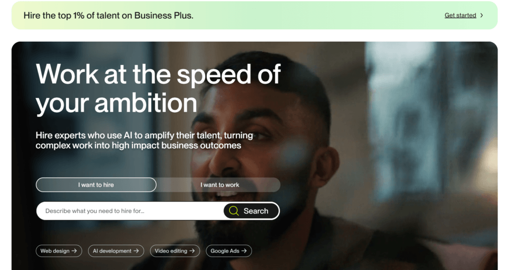 Upwork virtual staffing agencies