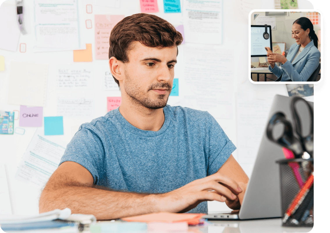 Social Media Specialist working remotely
